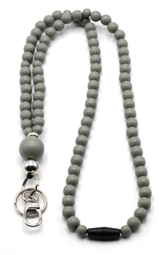 Avainnauha puuhelminen - Clay