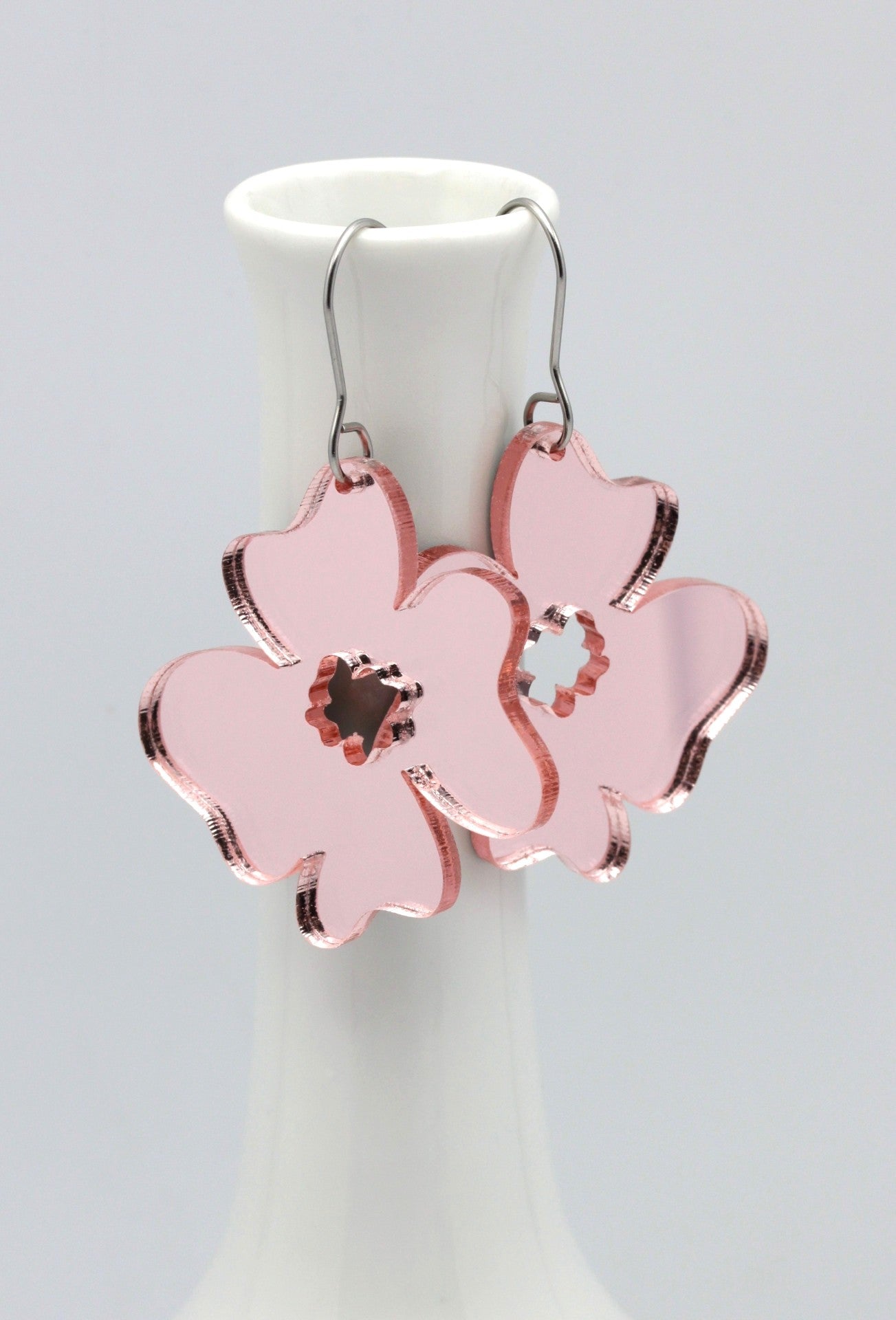 RosegoldFlowers peiliakryyli korvakorut