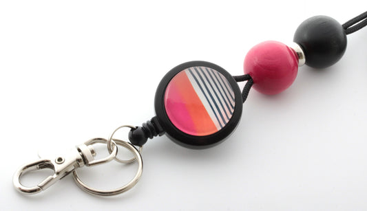 Avainnauha jojolla - PinkStripes