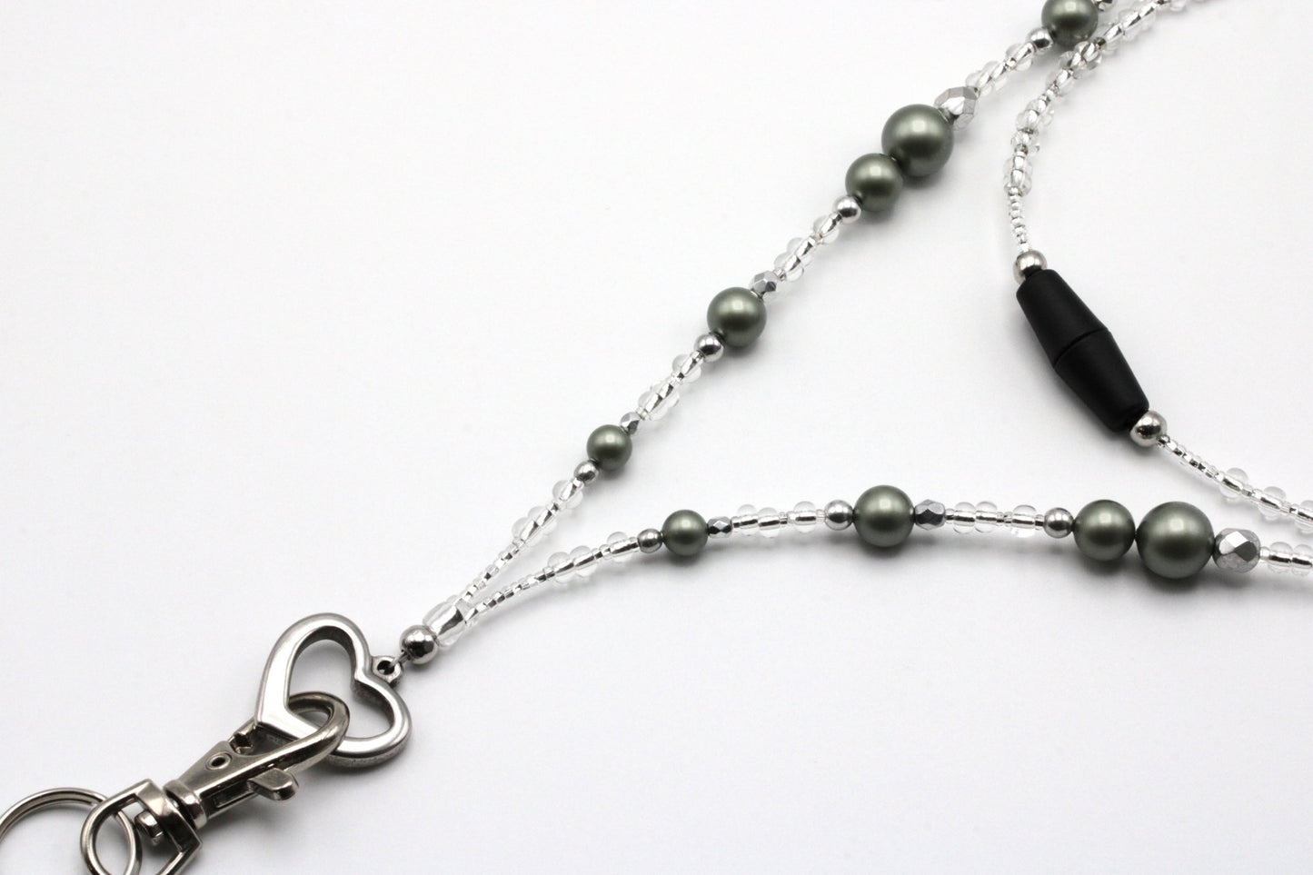 Avainnauha helminen - PowderGreen