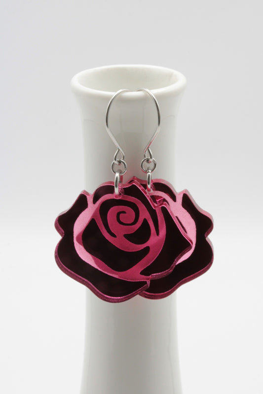 ColourRoses peiliakryyli korvakorut