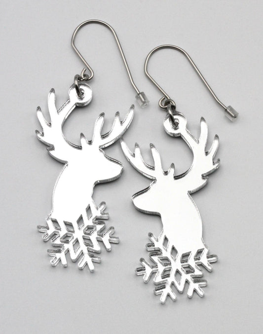 WinterDeer peiliakryyli korvakorut