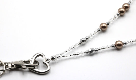 Avainnauha helminen - BronzeHeart