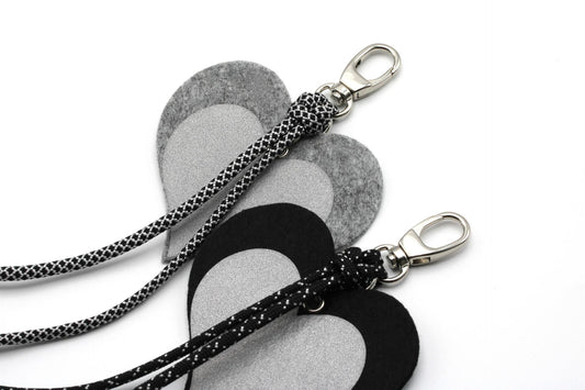 Heijastava laukkukoru Hearts