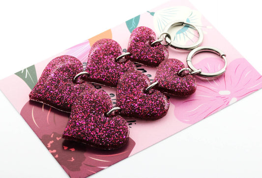 FuchsiaHearts hartsikorvakorut