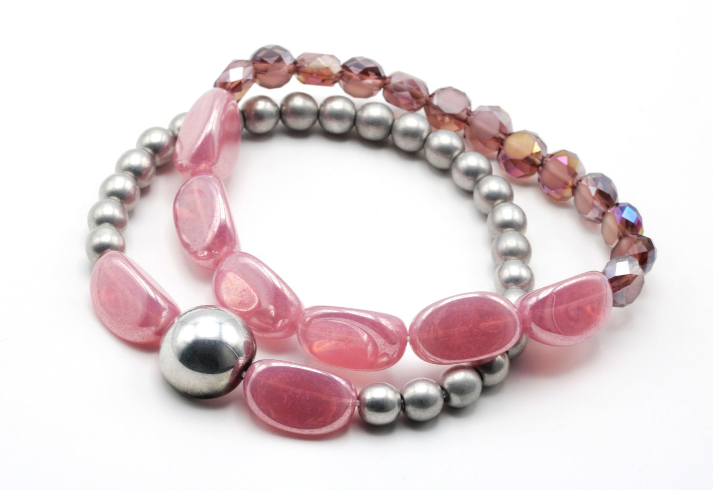 RosySilver helmirannekorut