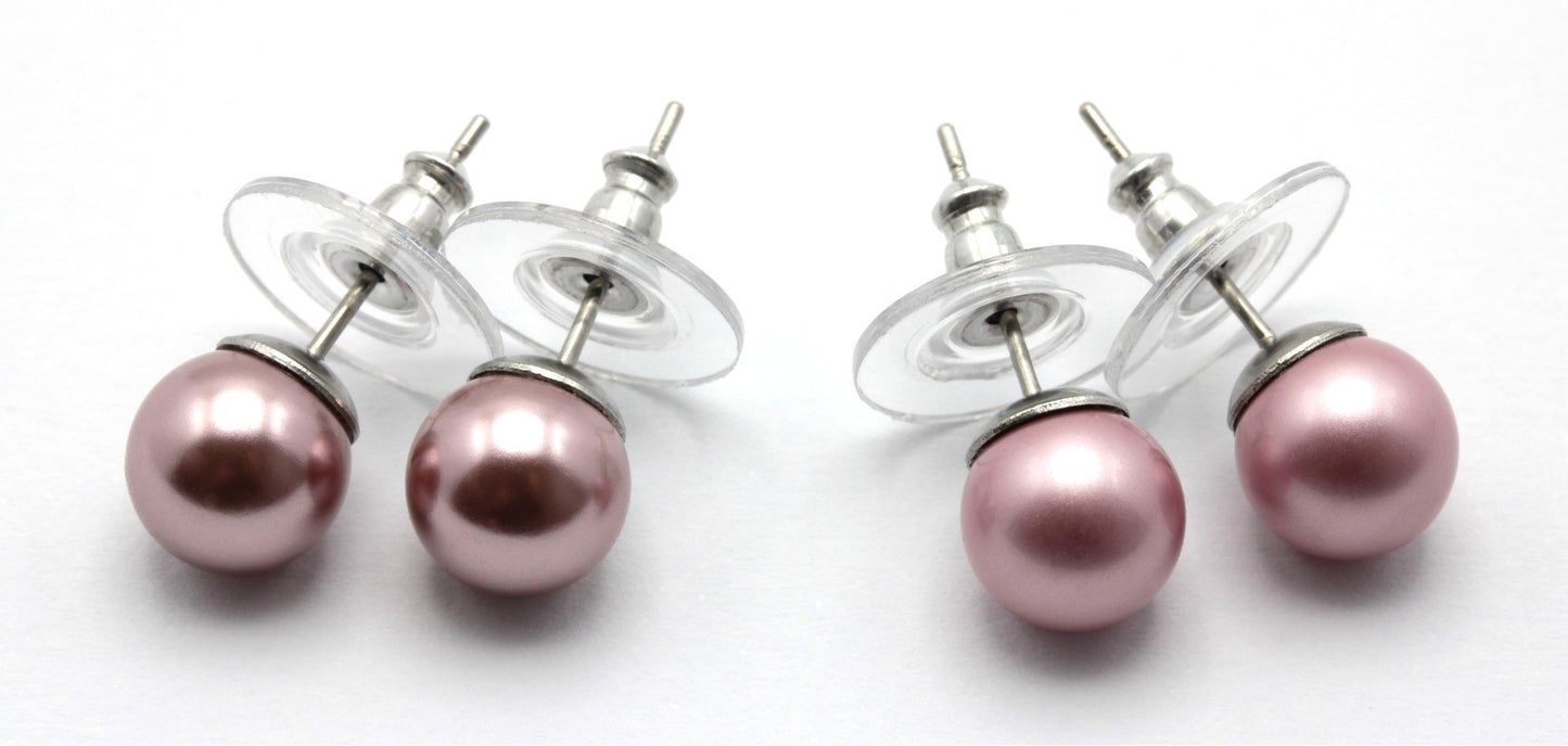 CrystalRoses helmikorvakorut