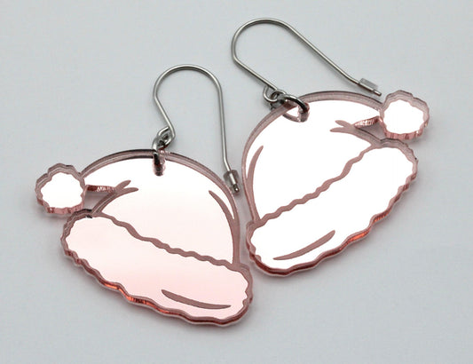 RosyChristmas peiliakryyli korvakorut