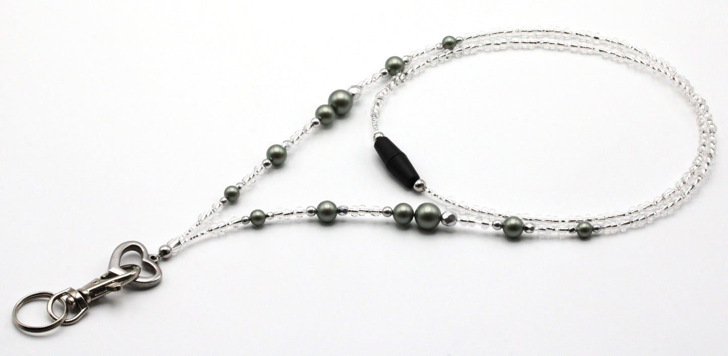 Avainnauha helminen - PowderGreen