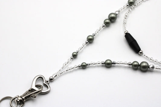 Avainnauha helminen - PowderGreen