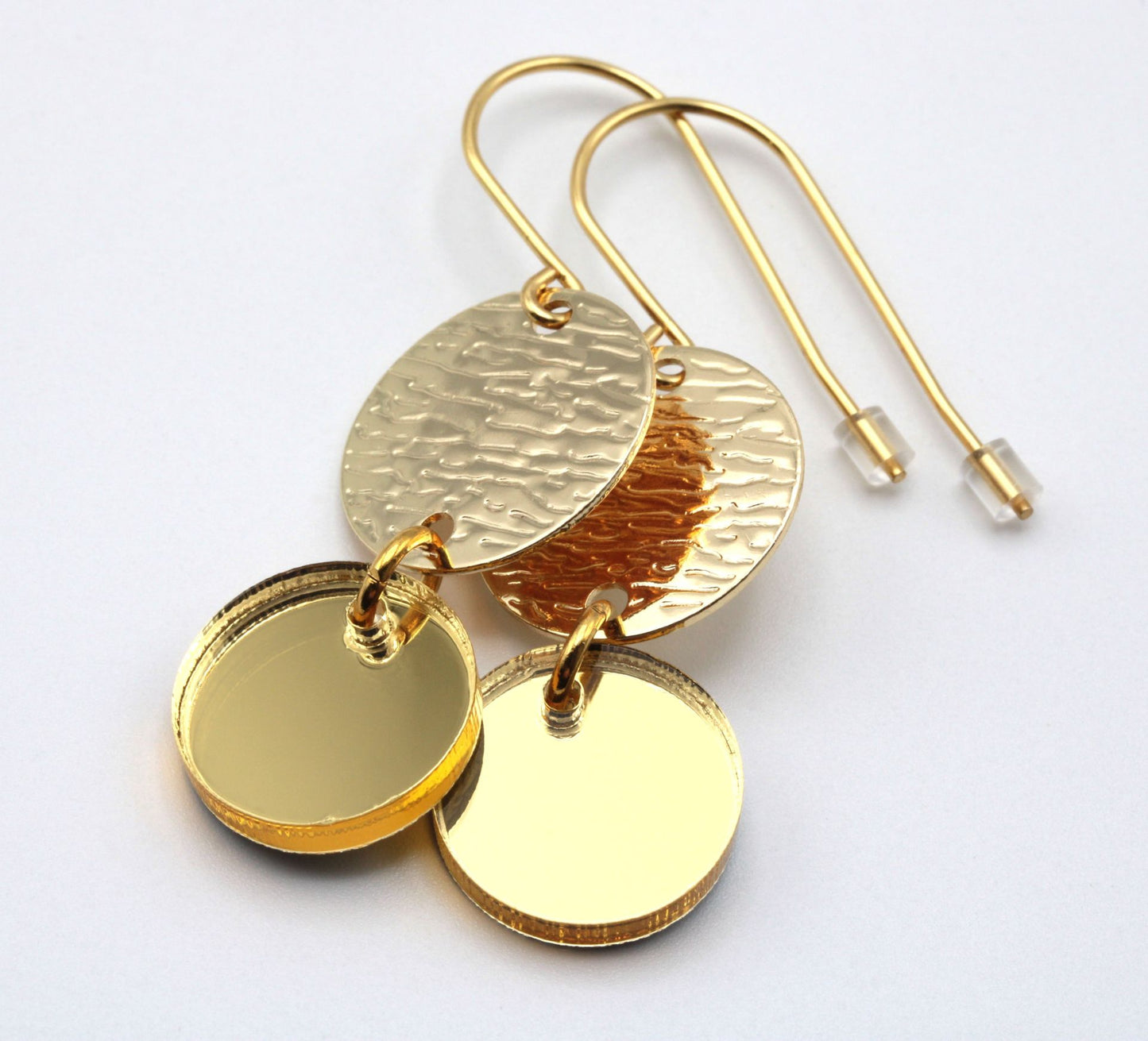 GoldenRounds peiliakryyli korvakorut