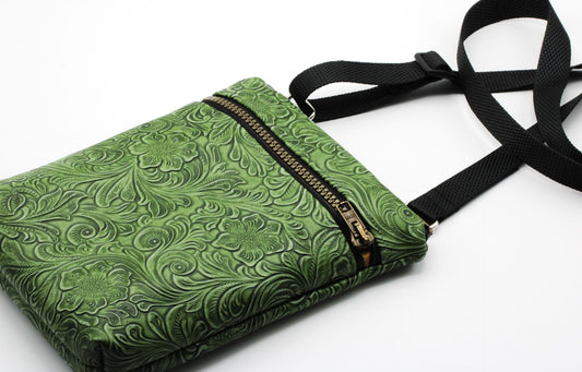 Kännykkälaukku EmbossedGreen